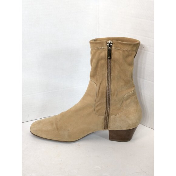 Aquatalia Women's Brown Sandi Suede Leather Side Zip Boots Shoes Size US 9.5 M - Picture 3 of 16